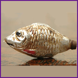 Antique German Christmas ornament FISH