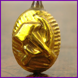 Antique Christmas ornament HAMMER & SICKLE