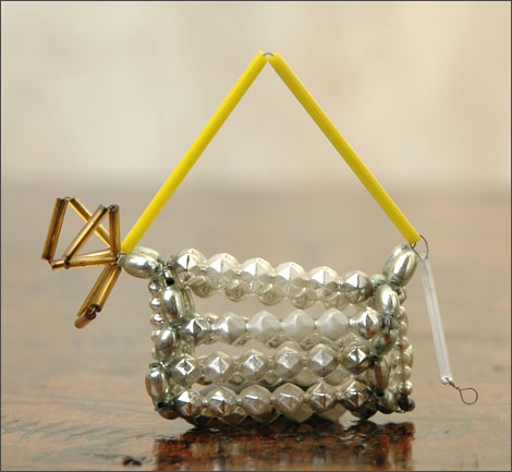 Antique Christmas ornament PURSE