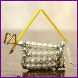 Antique Christmas ornament PURSE