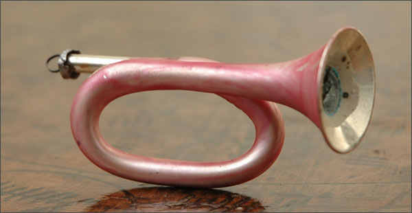 Antique German Christmas ornament HORN
