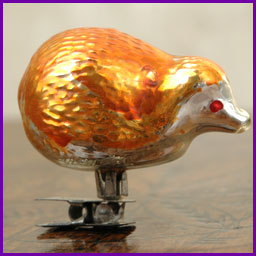 Antique Christmas ornament HEDGEHOG