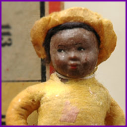 Antique Christmas ornament BLACK BOY