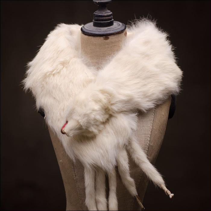 White Fur Stole