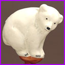 Vintage Christmas ornament POLAR BEAR