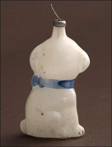 Vintage Christmas ornament PUPPY