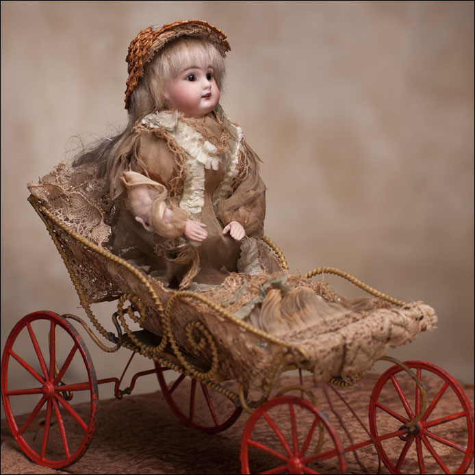 Mechanical Toy DOLL WITH CARRIAGE