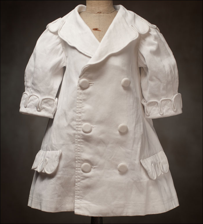 White Pique Coat 
