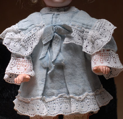 French Original Dress for doll 9-10in