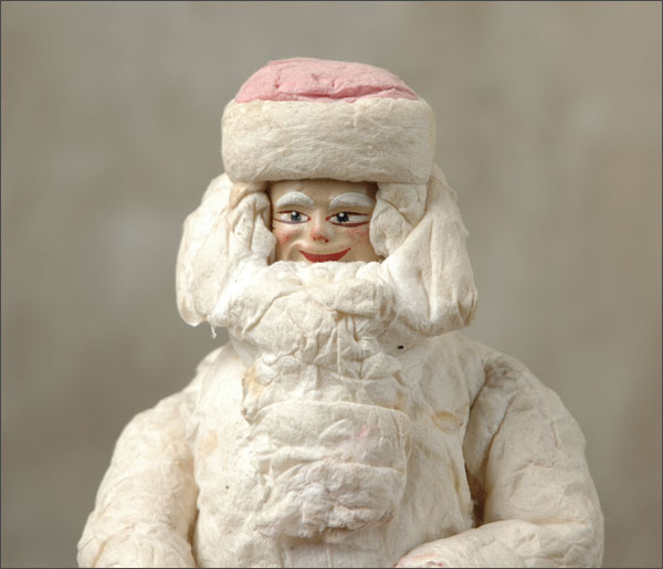 Antique Christmas Santa figure decoration