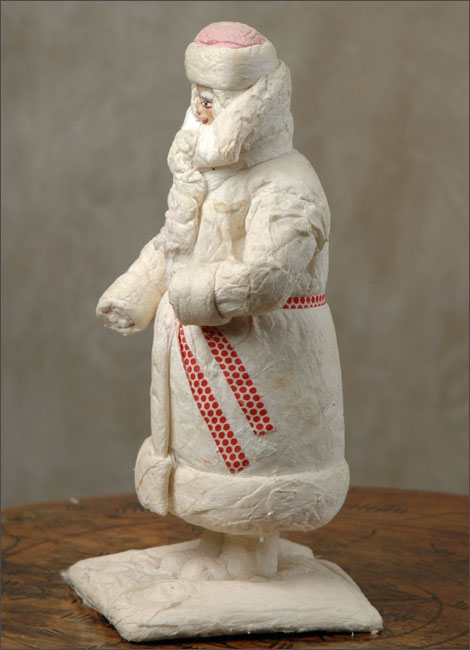 Antique Christmas Santa figure decoration