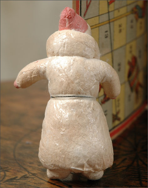 Antique Christmas ornament cotton SANTA