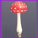 Antique Christmas ornament MUSHROOM