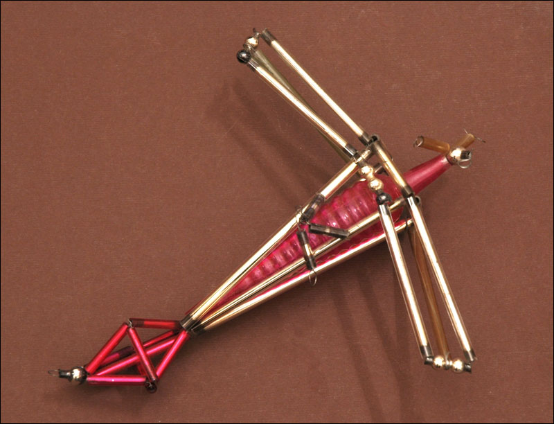 Antique Christmas ornament AIRPLANE