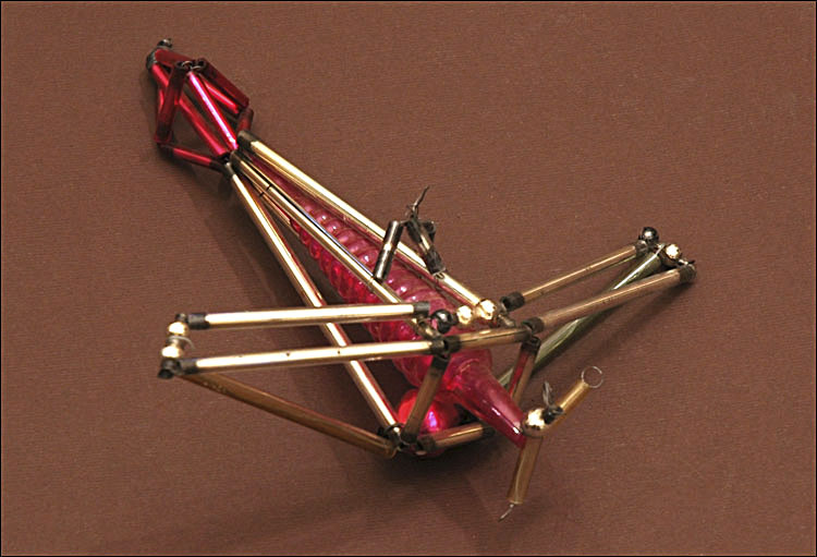 Antique Christmas ornament AIRPLANE