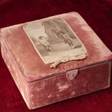 Antique French Box for doll clothes