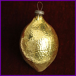 Antique Christmas ornament LEMON