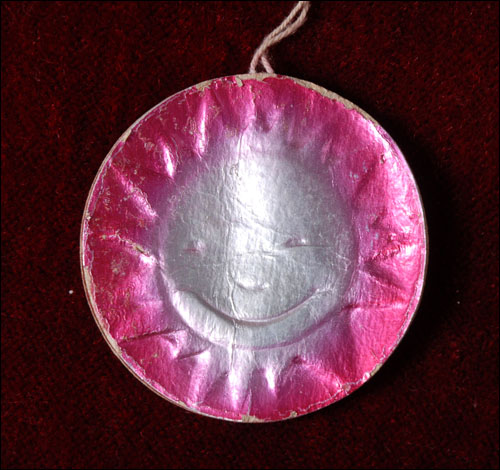 Antique Dresden Christmas ornament SUN