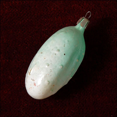 Antique Christmas ornament PICKLE