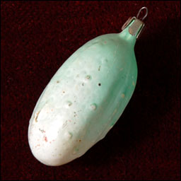Antique Christmas ornament PICKLE