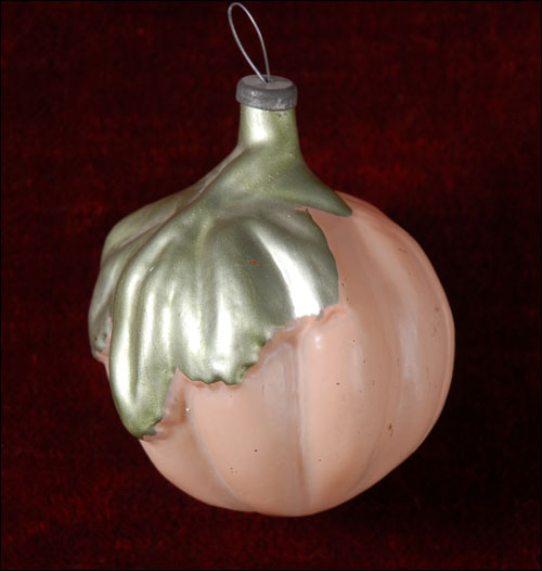 Antique Christmas ornament PUMPKIN
