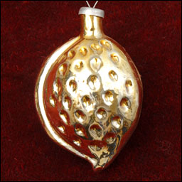 Antique Christmas ornament ALMOND