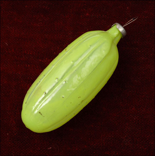 Antique Christmas ornament PICKLE