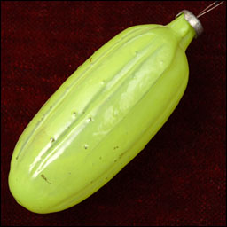 Antique Christmas ornament PICKLE