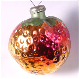 Antique Christmas ornament STRAWBERRY