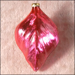 Antique Christmas ornament AUTUMN LEAF