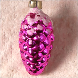 Antique Christmas ornament CONE