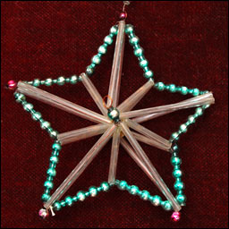 Antique Christmas ornament STAR