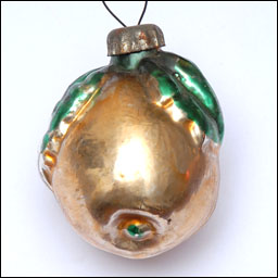 Antique Christmas ornament - APPLE