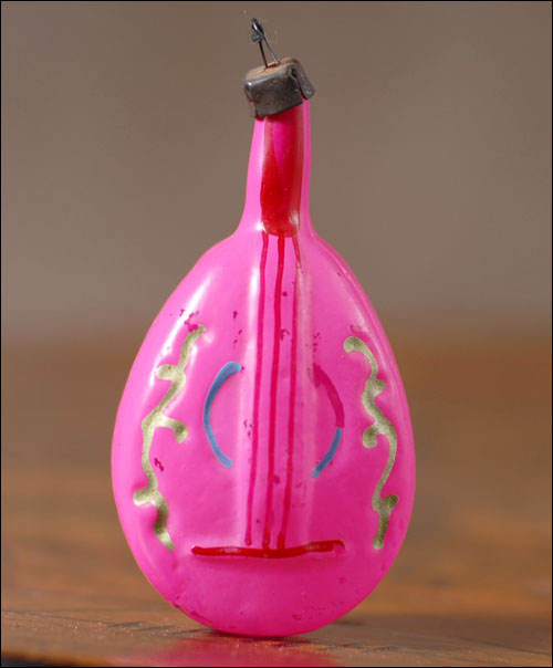 Antique Christmas ornament MUSICAL INSTRUMENT