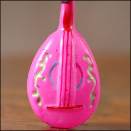 Antique Christmas ornament MUSICAL INSTRUMENT