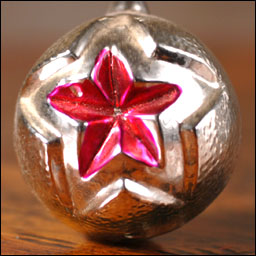 Antique Christmas ornament SOVIET STAR