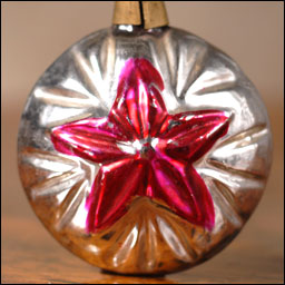 Antique Christmas ornament SOVIET STAR