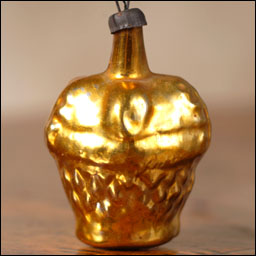 Antique Christmas ornament BASKET