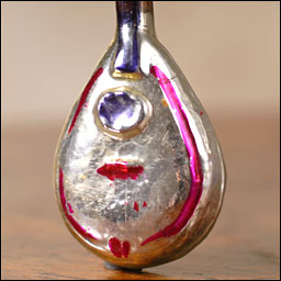 Antique Christmas ornament MUSICAL INSTRUMENT