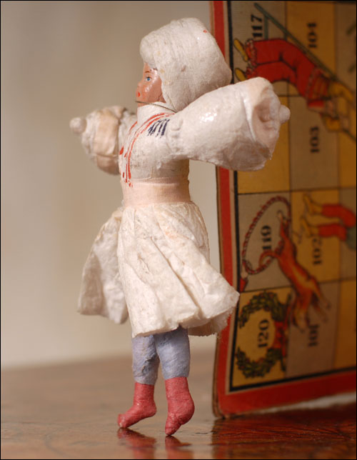 Antique Christmas ornament DANCING COSSACK BOY