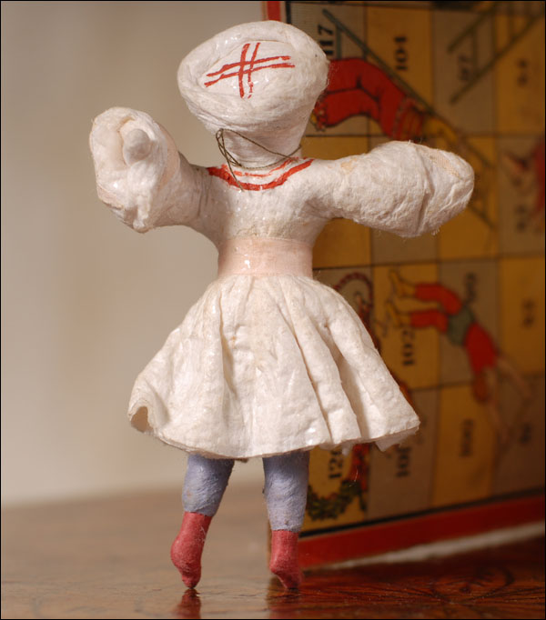 Antique Christmas ornament DANCING COSSACK BOY