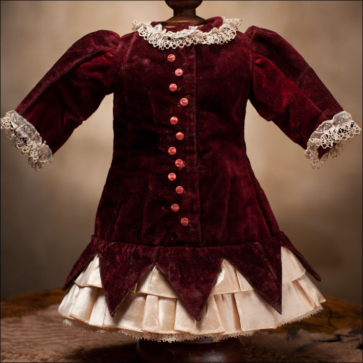 Antique Velvet Dress