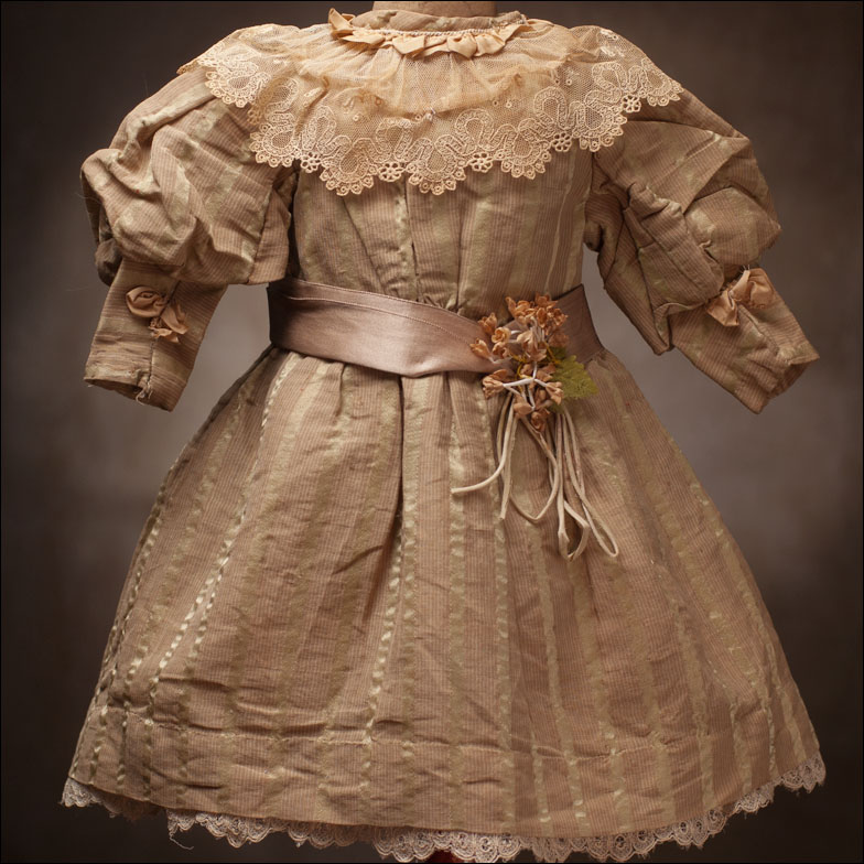 Antique French Silk Dress 