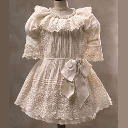 Antique ORIGINAL French dress fit LARGE Jumeau Bru DOLL