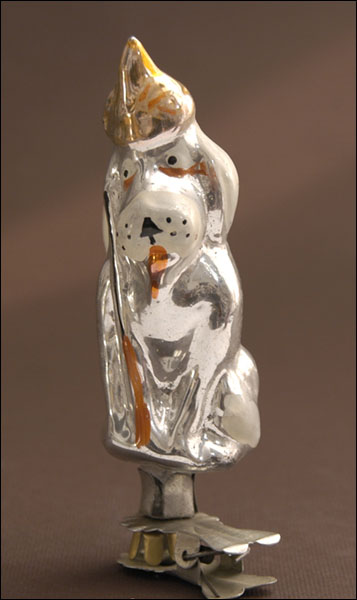 Antique Christmas ornament HUNTER's DOG