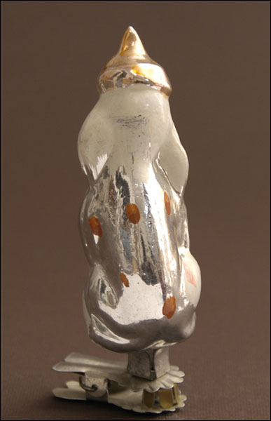 Antique Christmas ornament HUNTER's DOG