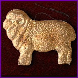 Antique Christmas ornament SHEEP