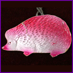 Antique Christmas ornament HEDGEHOG