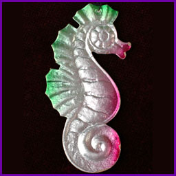 Antique Christmas ornament SEA-HORSE