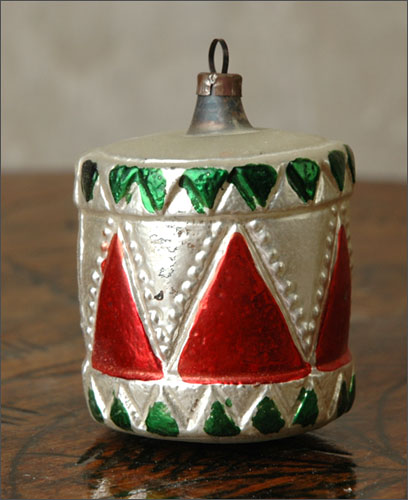 Antique German Christmas ornament DRUM